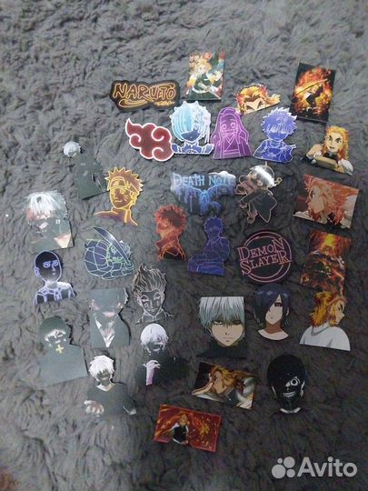 Наклейки с аниме