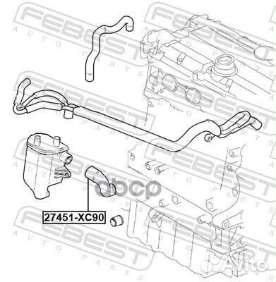 Шланг вентиляции картера 27451-XC90 Febest