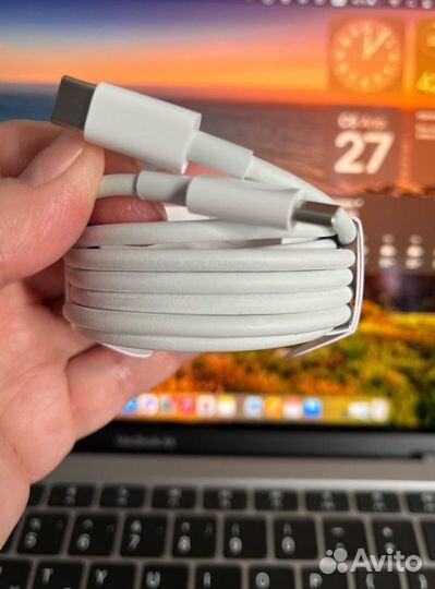 Оригинальный кабель apple type c - type c, 2 метра