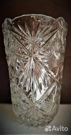 Ваза для цветов хрусталь СССР