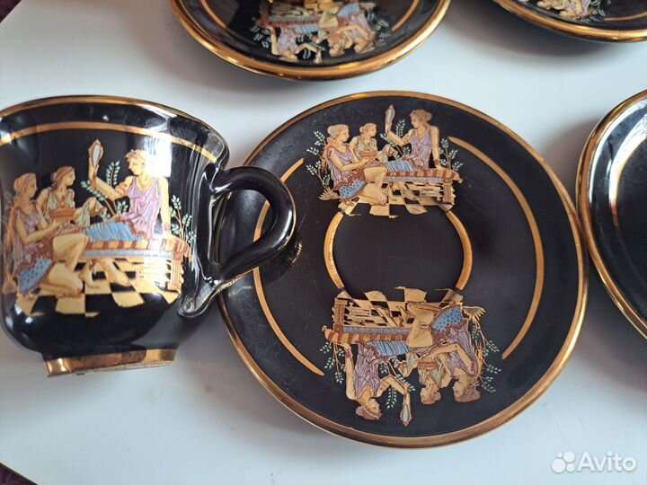 Кофейный сервиз из Греции 1900 г