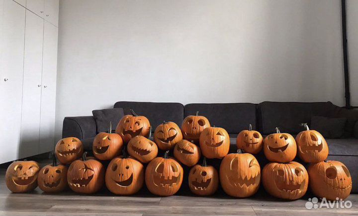 Тыква на хэллоуин