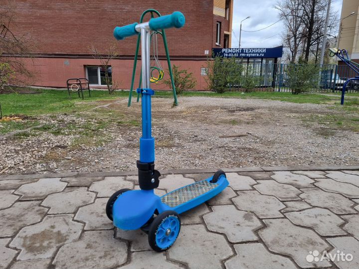 Самокат детский трехколесный складной