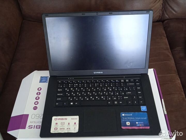 2 Ноутбука irbis nb260
