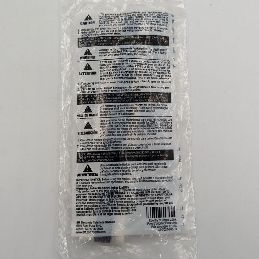 [79-0087] Антистатический Браслет 79-0087, 3m Cisco