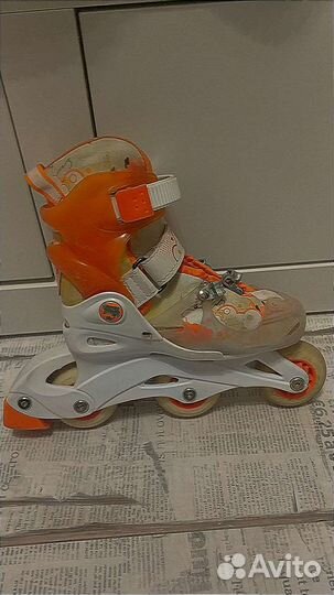 Ролики оранжевые