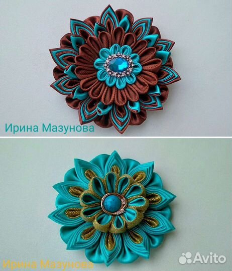 Заколка для волос ручная работа