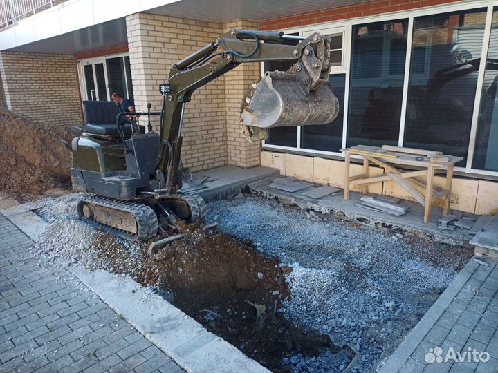 Услуги мини экскаватора