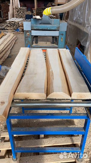 Липа необрезная доска