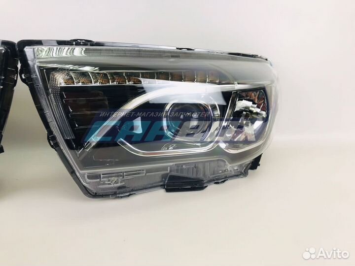 Тюнинг фары LED с линзой диодные с дхо LADA Vesta