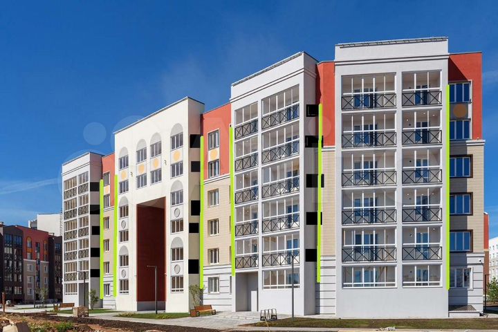 2-к. квартира, 62,5 м², 6/6 эт.