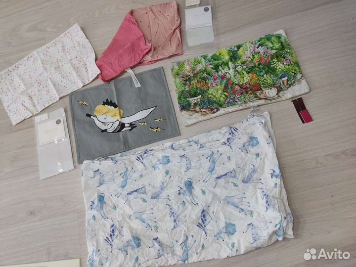 Zara home и zara kids новые наволочки, простынь