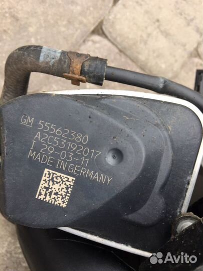 Дроссельная заслонка Chevrolet Cruze 1.8