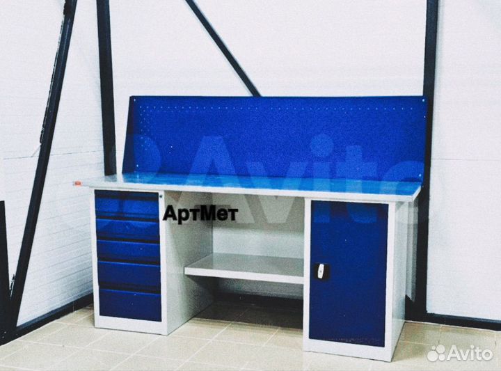 Стол верстак новый металлический вп-4.1/6м