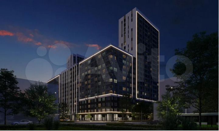 2-к. квартира, 70,8 м², 3/22 эт.