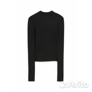 Вязаный джемпер clockhouse, черный