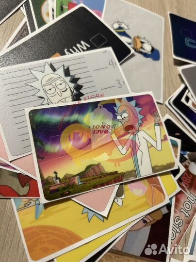 Наклейки на банковскую карту оптом