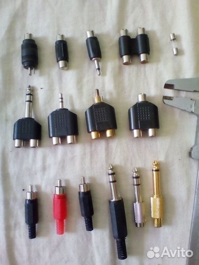 Штекеры и переходники RCA (тюльпаны, колокольчики)