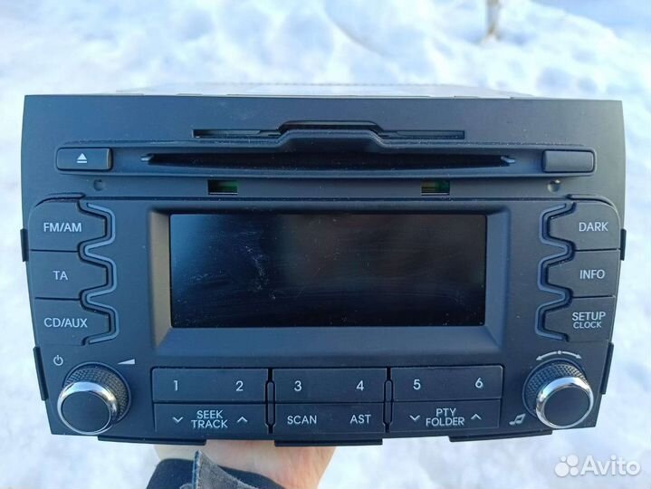 Магнитола штатная с Bluetooth Kia Sportage