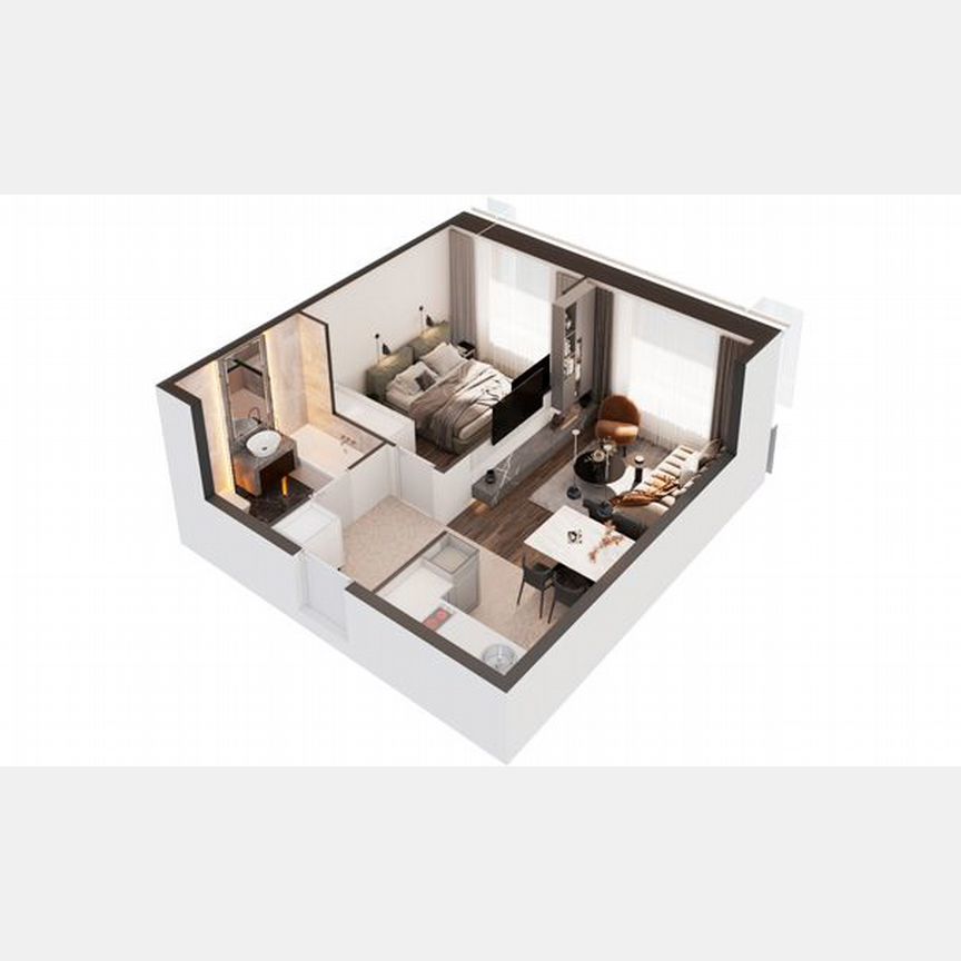 1-к. апартаменты, 37,3 м², 2/30 эт.