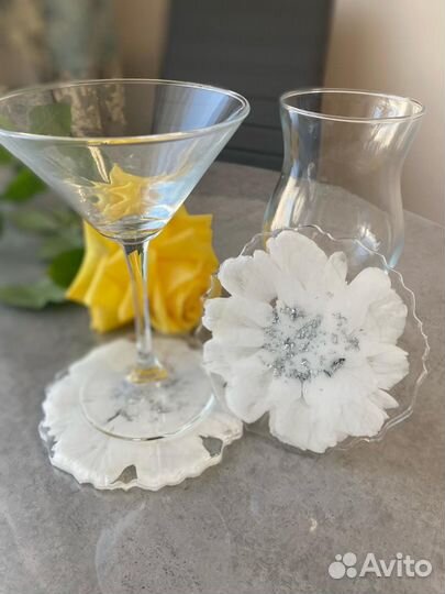 Подстаканники из эпоксидной смолы