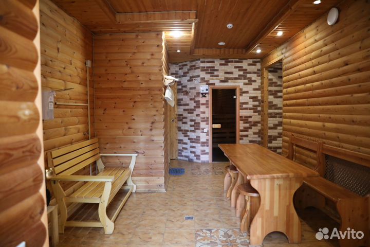 Сауна с бассейном