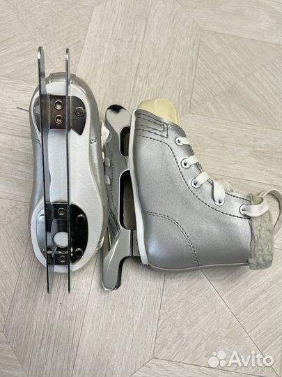 Коньки двухполозные 28 размер