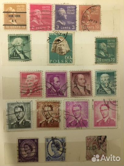 2 альбома с марками