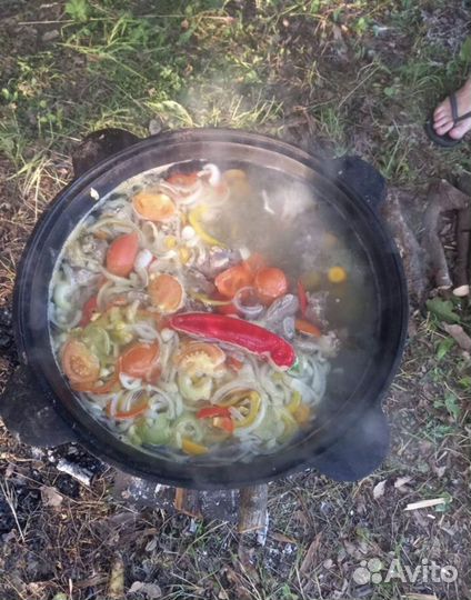 Казан чyгyнный 12 литров