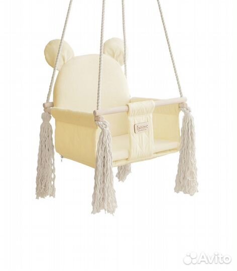 Качели подвесные Sweet Bear, ванильный крем, 70804