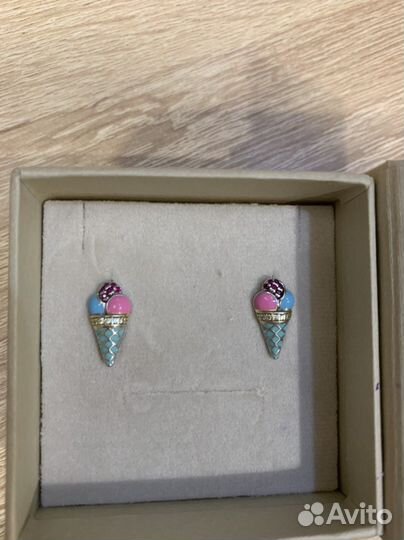 Серьги серебро 925