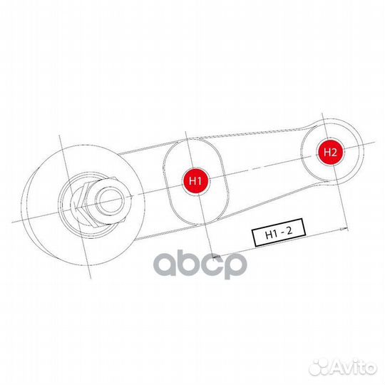 Старый номер cbkd-10) Шаровая опора ниж. CB01