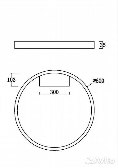 Потолочныйсветильник Maytoni Rim MOD058CL-L35BS3K