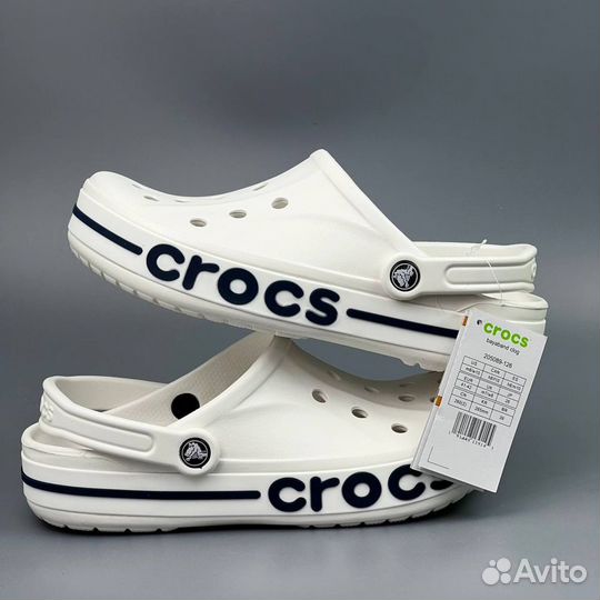 Тапочки Crocs White Оригинальное качество