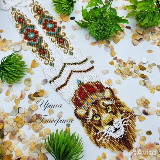 Гердан из бисера