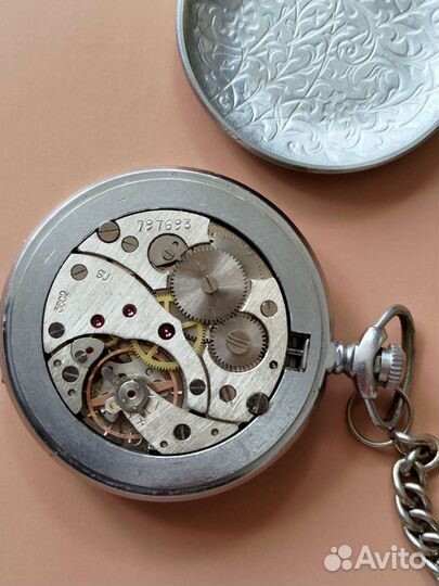 Часы карманные Молния Жар птица