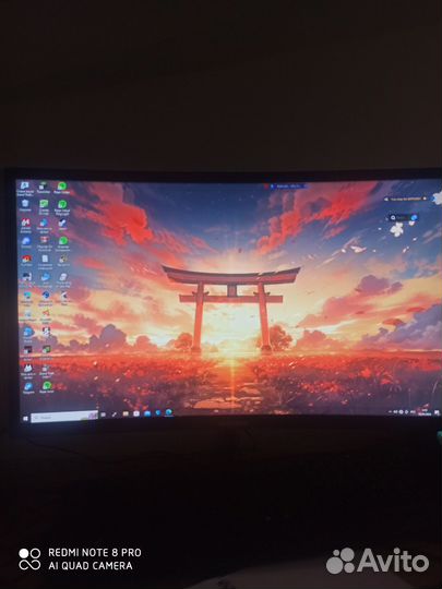 Samsung odyssey crg5 изогнутный fullhd монитор 144