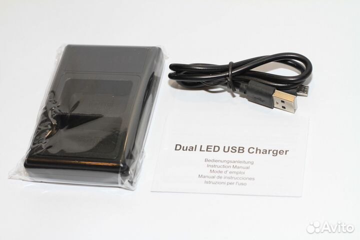 Зарядное устройство двойное для Fujifilm NP-W235