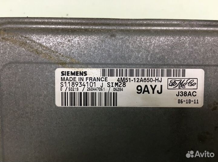 Блок управления двигателем Ford Focus 2 1.6 I 2006