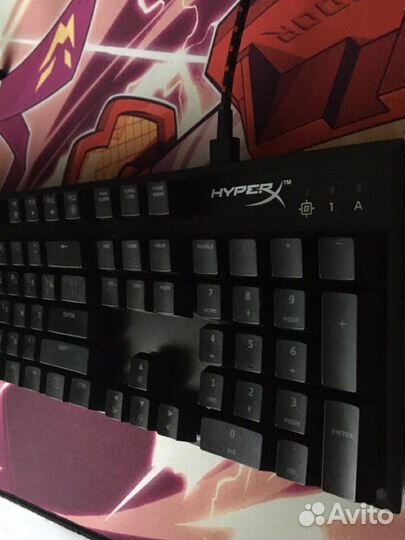 Механическая клавиатура hyperx cherry mx red