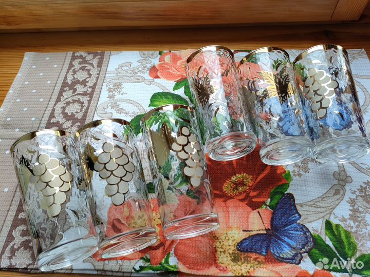 Стаканы хрусталь новые