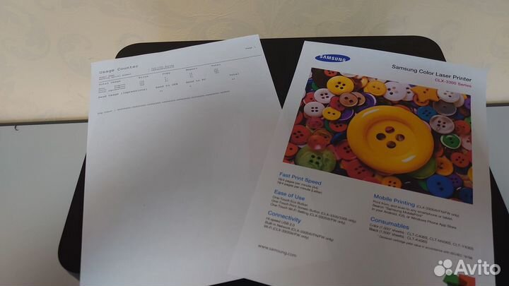 Мфу лазерное цветное Samsung CLX-3305 Почти новый