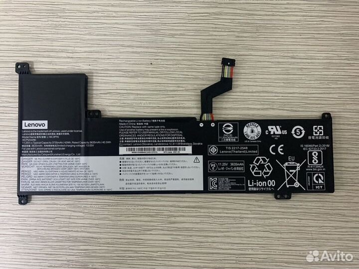 Новый аккумулятор для ноутбука Lenovo L19C3PF6
