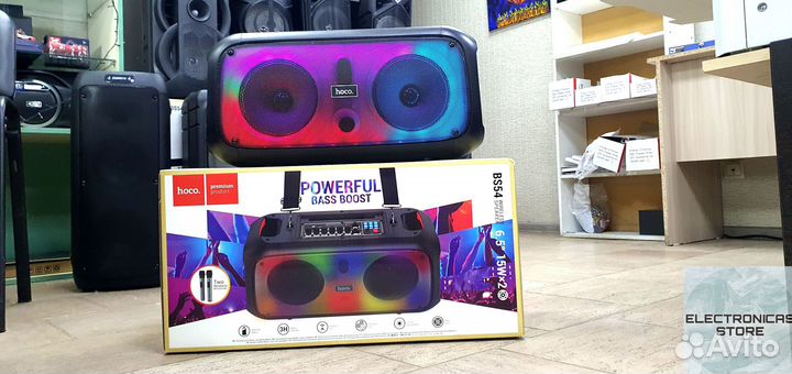 Блютуз Колонка Speaker Hoco BS-54 60 W v.2