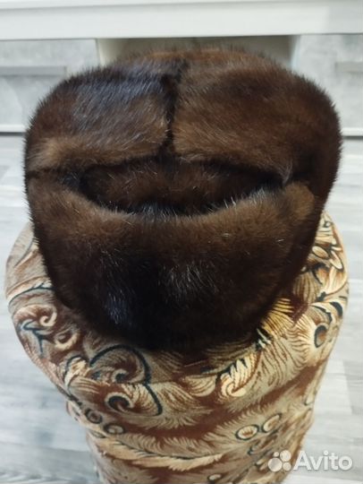 Норковая шапка мужская