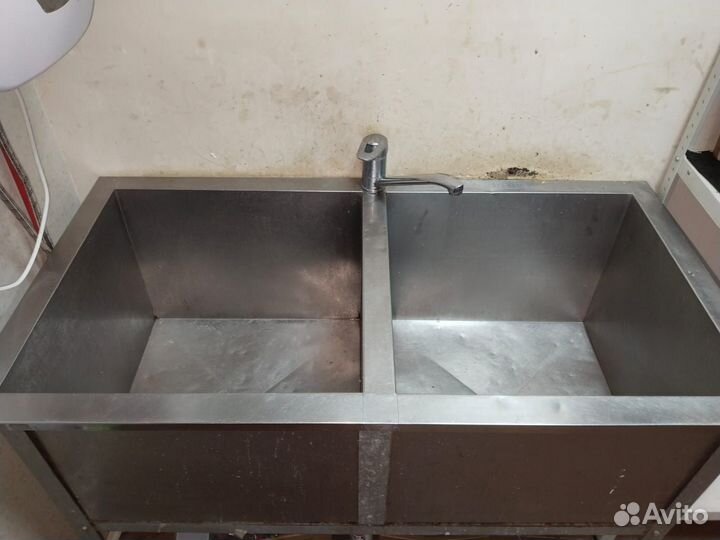 Ванна моечная 2х секционная
