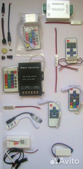 Контроллеры для светодиодных лент в т.ч. адресных