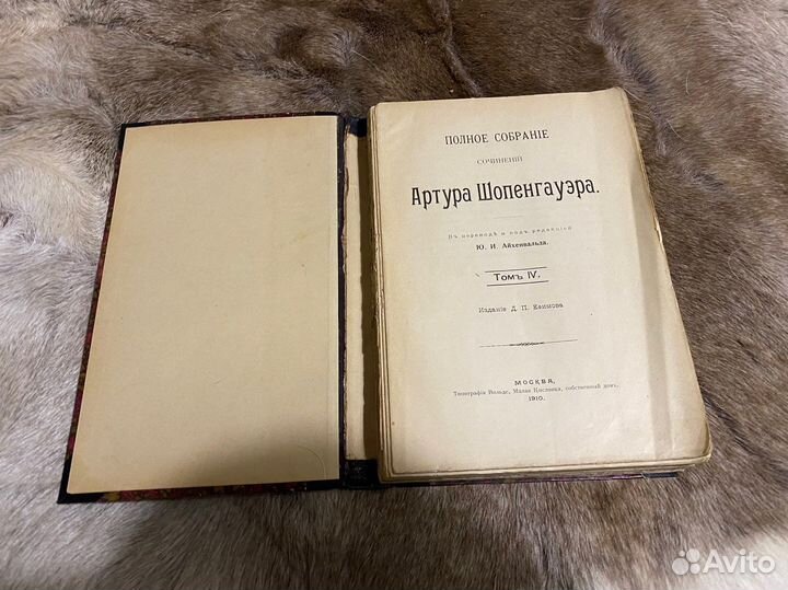 Артур шопенгауэр 1910 том 4