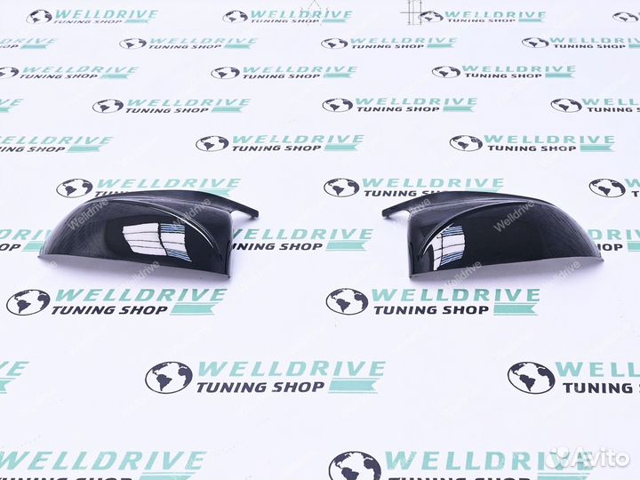 Крышки зеркал BMW X3 G01 X4 G02 стиль M с ребром