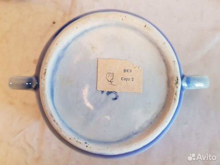 Ваза горшок малая с ручками вкз -1,2 л